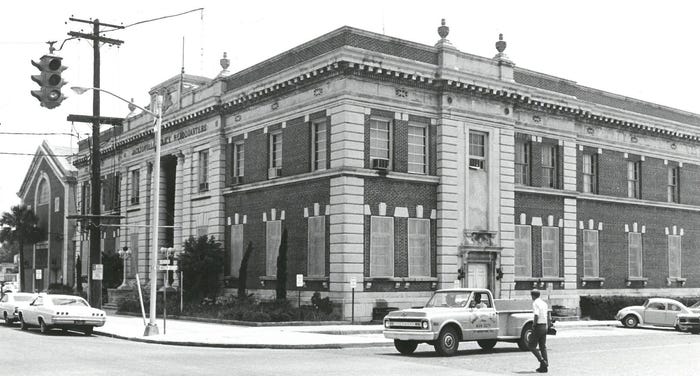 vintage police station building archive