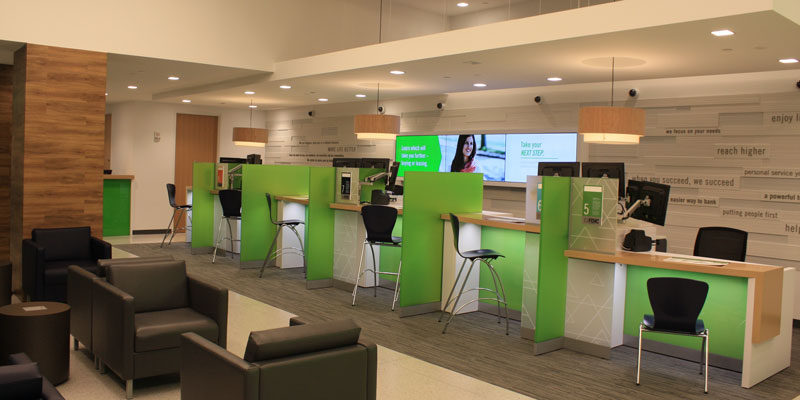 banking customer service desk