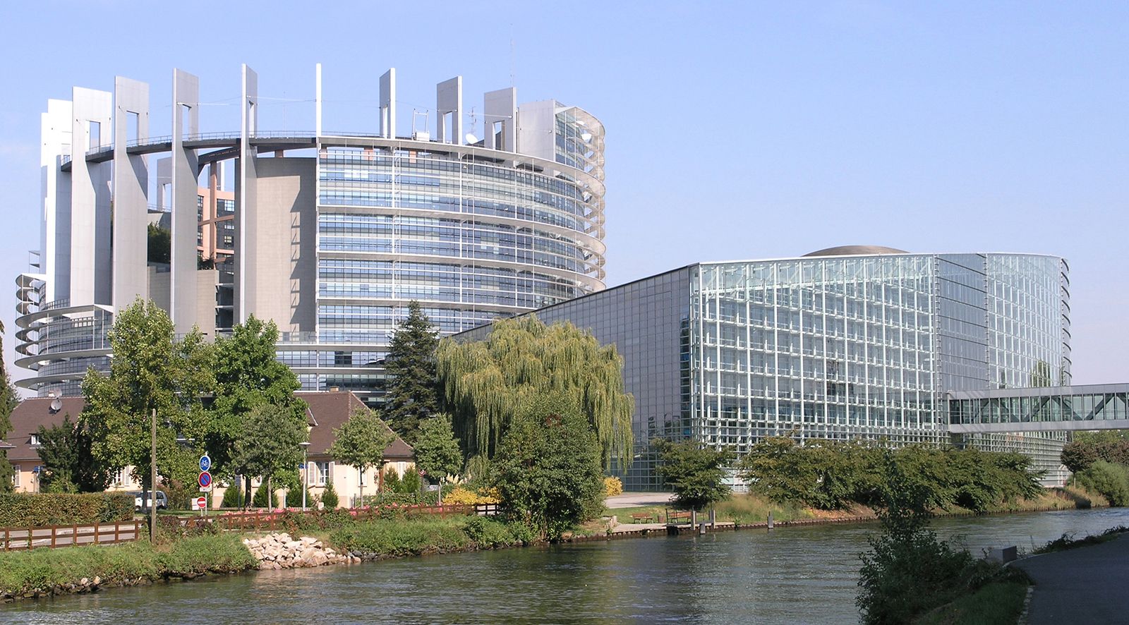 European parliament building exterior view