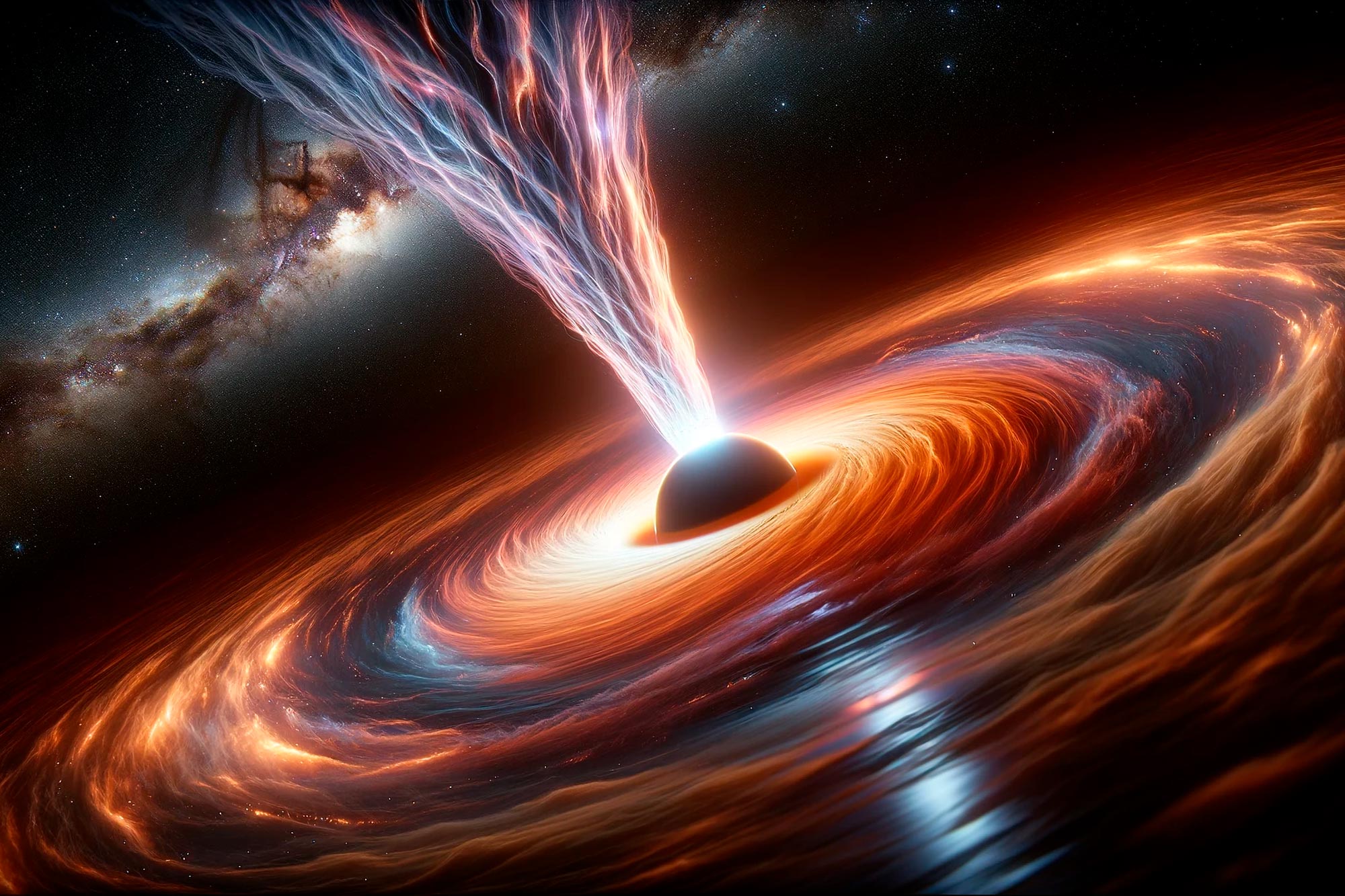 cosmic black hole telescope