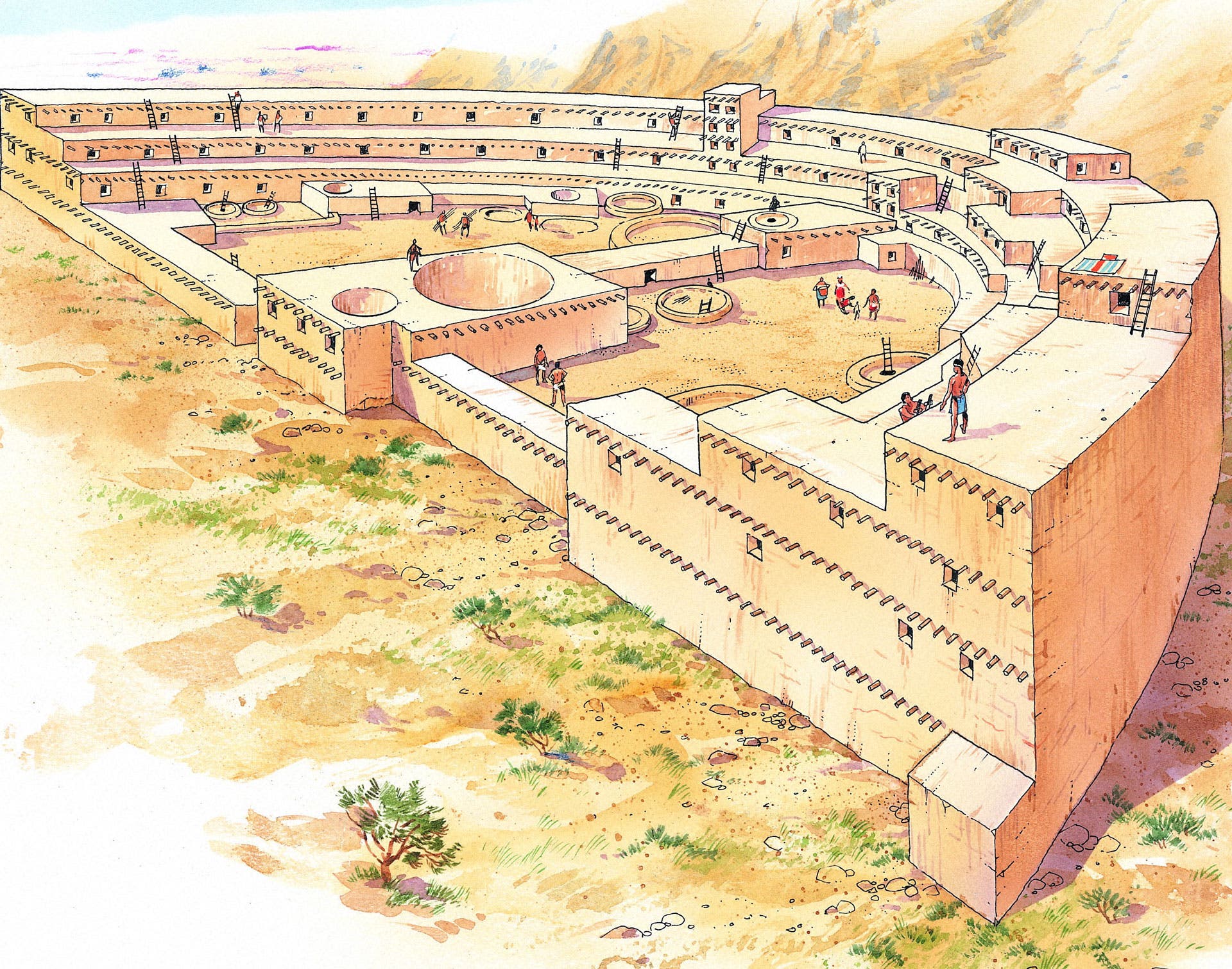 ancient tribe settlement