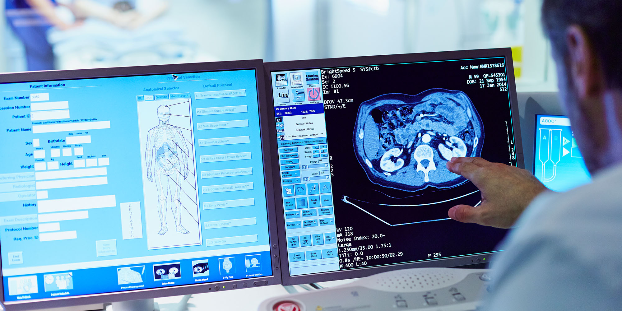 medical imaging hardware and anatomical structure