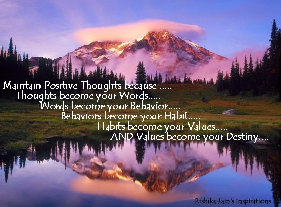 positive thinking scenery
