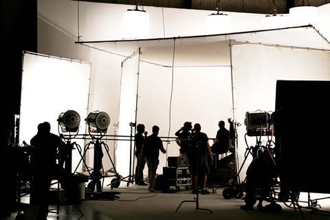 European film production set