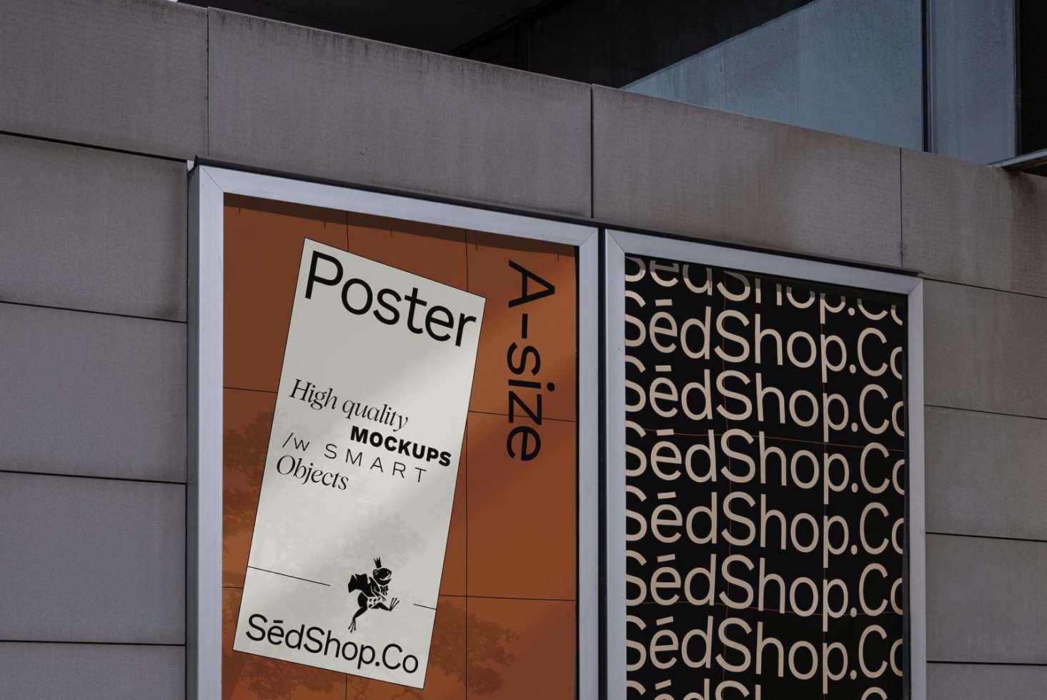 store poster modern design