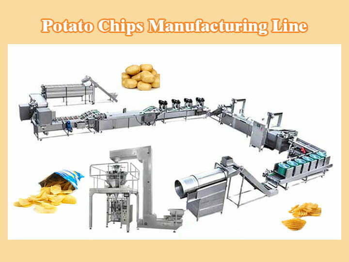 potato processing industry equipment and production line