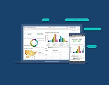 modern office dashboard screen