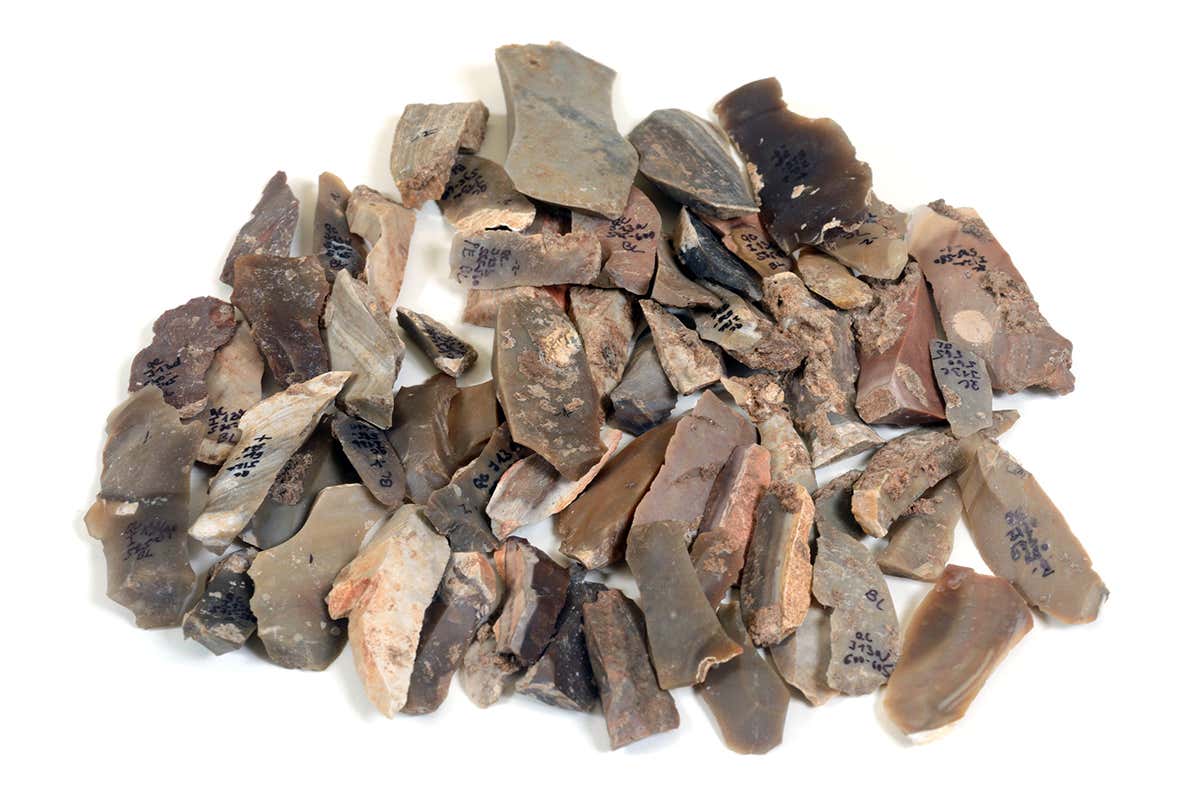 prehistoric fire and clay tools