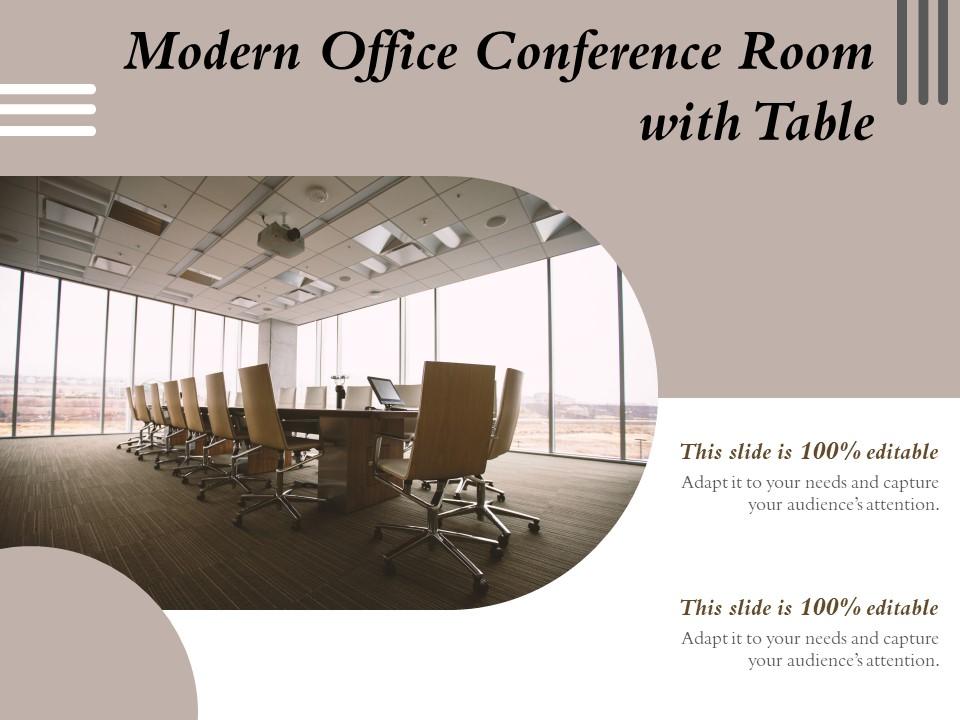 modern office presentation slide