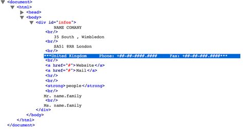 Find string in html with no html divider using php and selenium - Stack ...