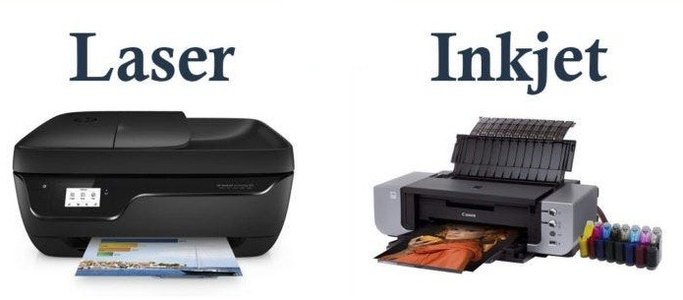 inkjet printer and laser printer equipment