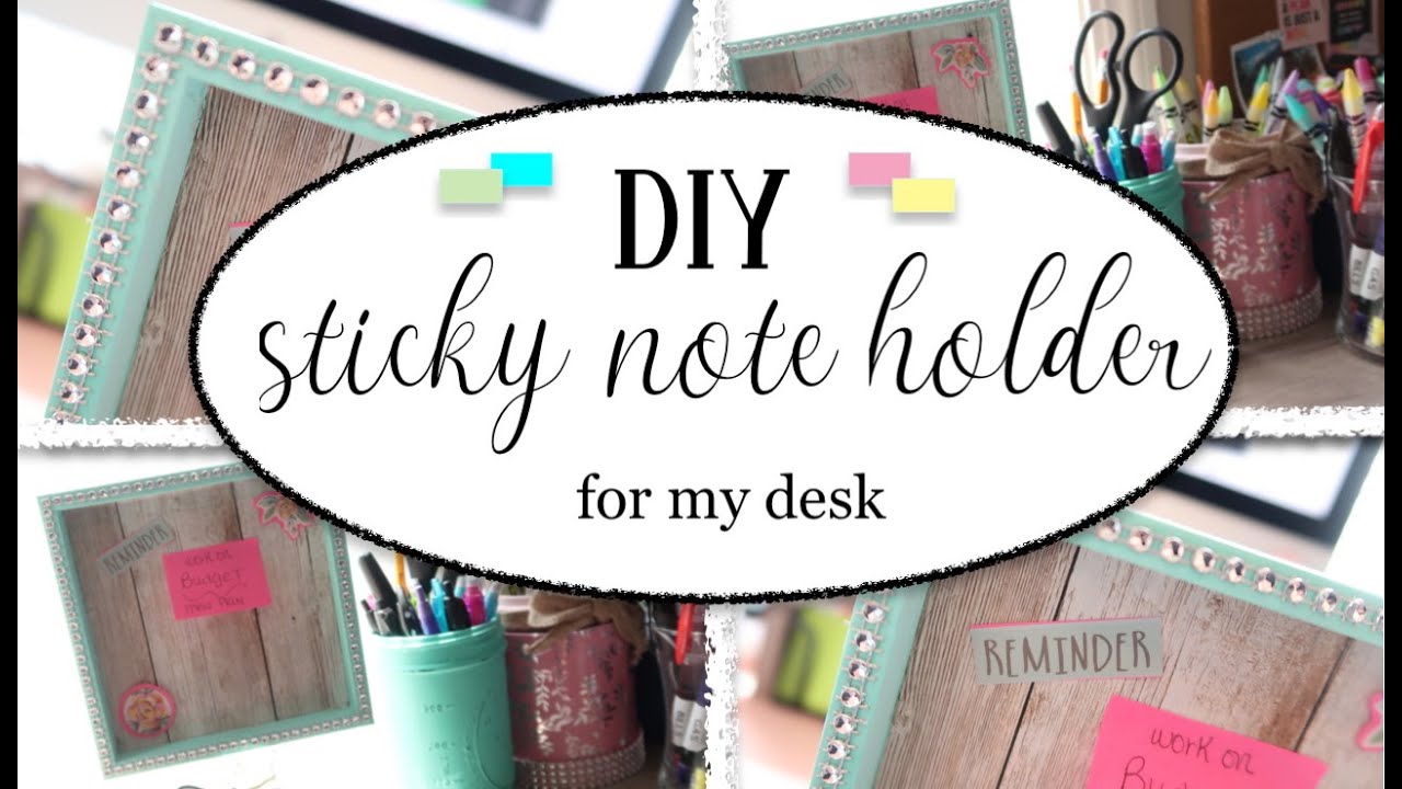 organized notes on desk