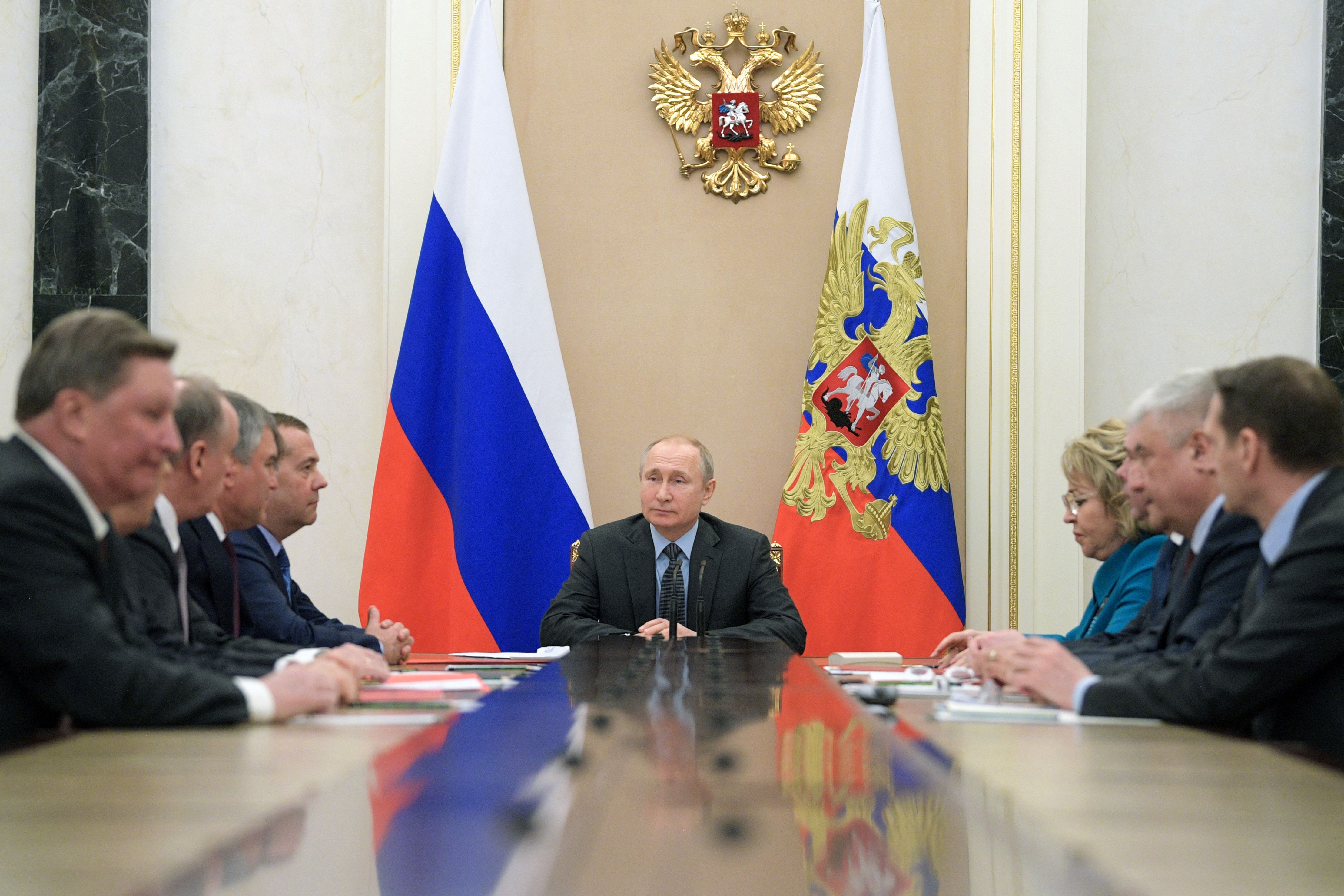 russian politician meeting scenario