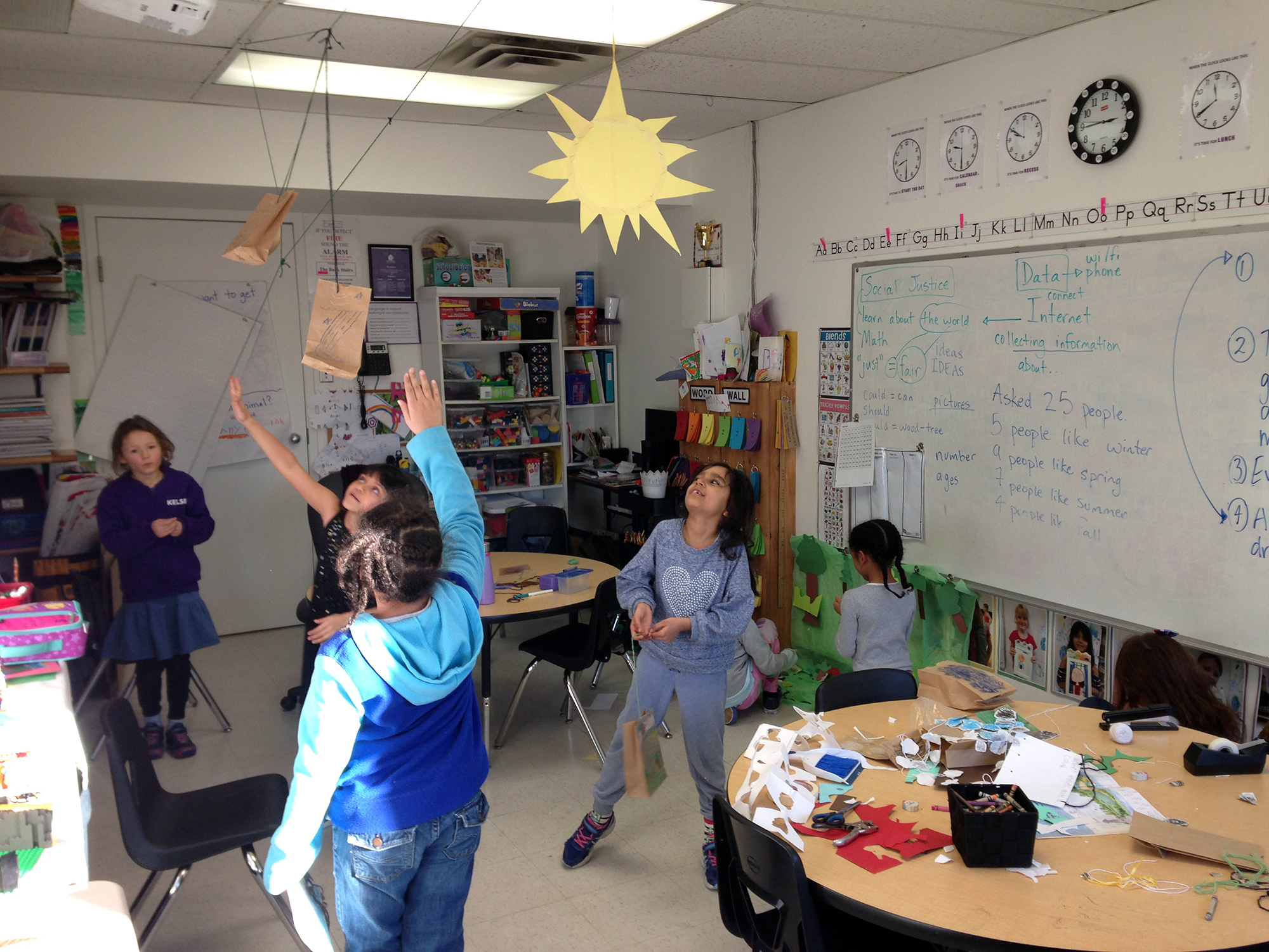 grade 1 classroom interactive learning