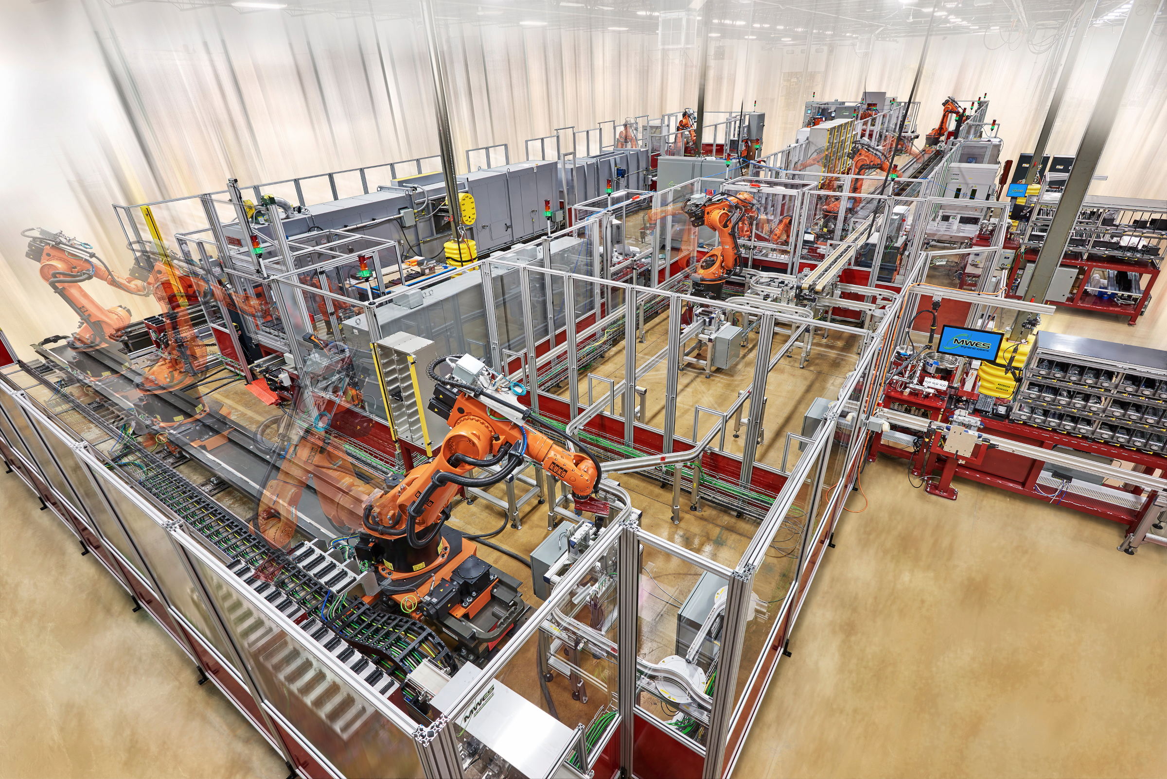 factory production line machinery