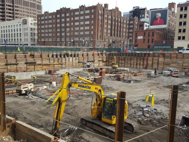 urban development construction site