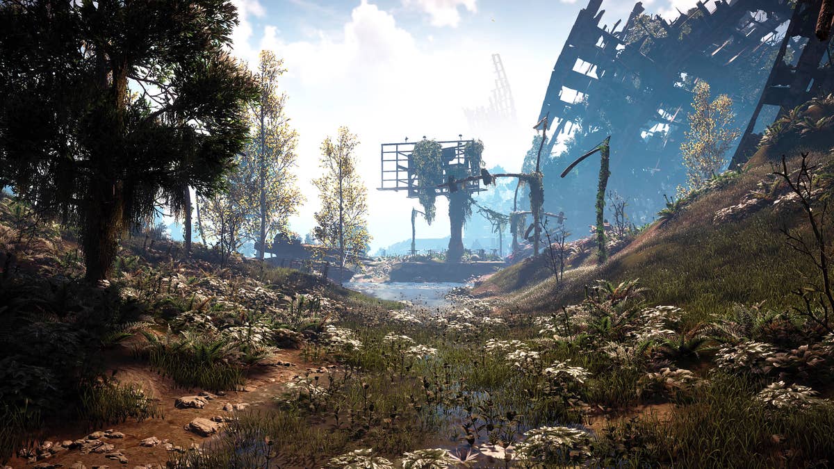 post apocalyptic game scenery
