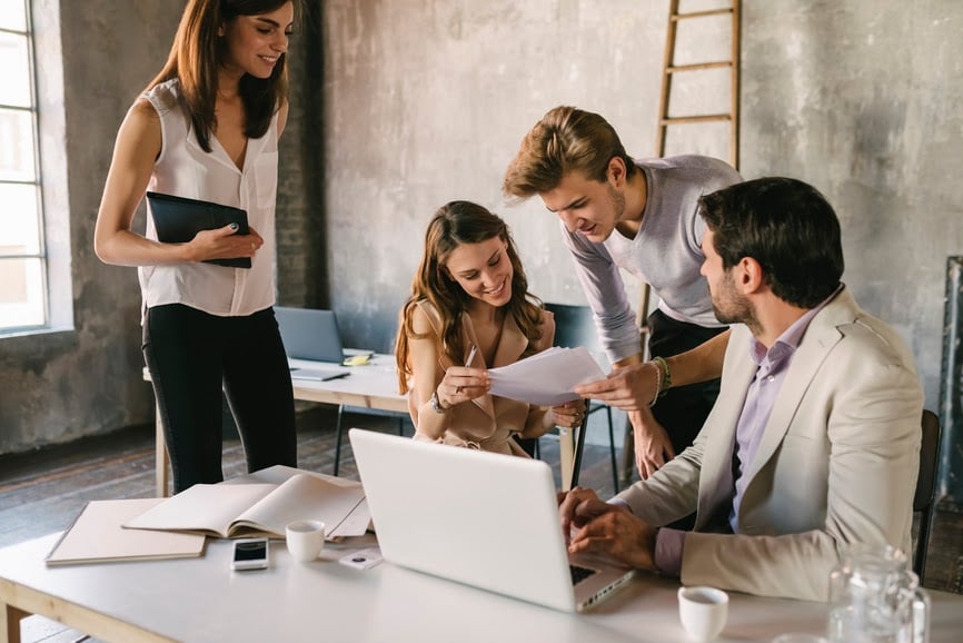 business teamwork office meeting