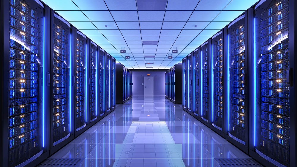 server room monitoring setup