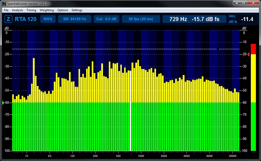 audio waveform analysis setup