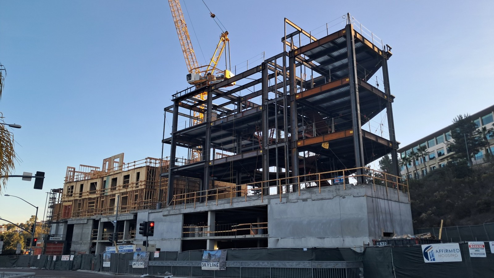 urban skyline infrastructure construction