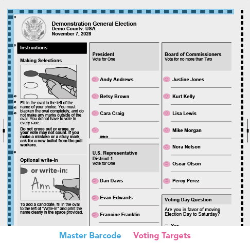 electoral system voting ballot