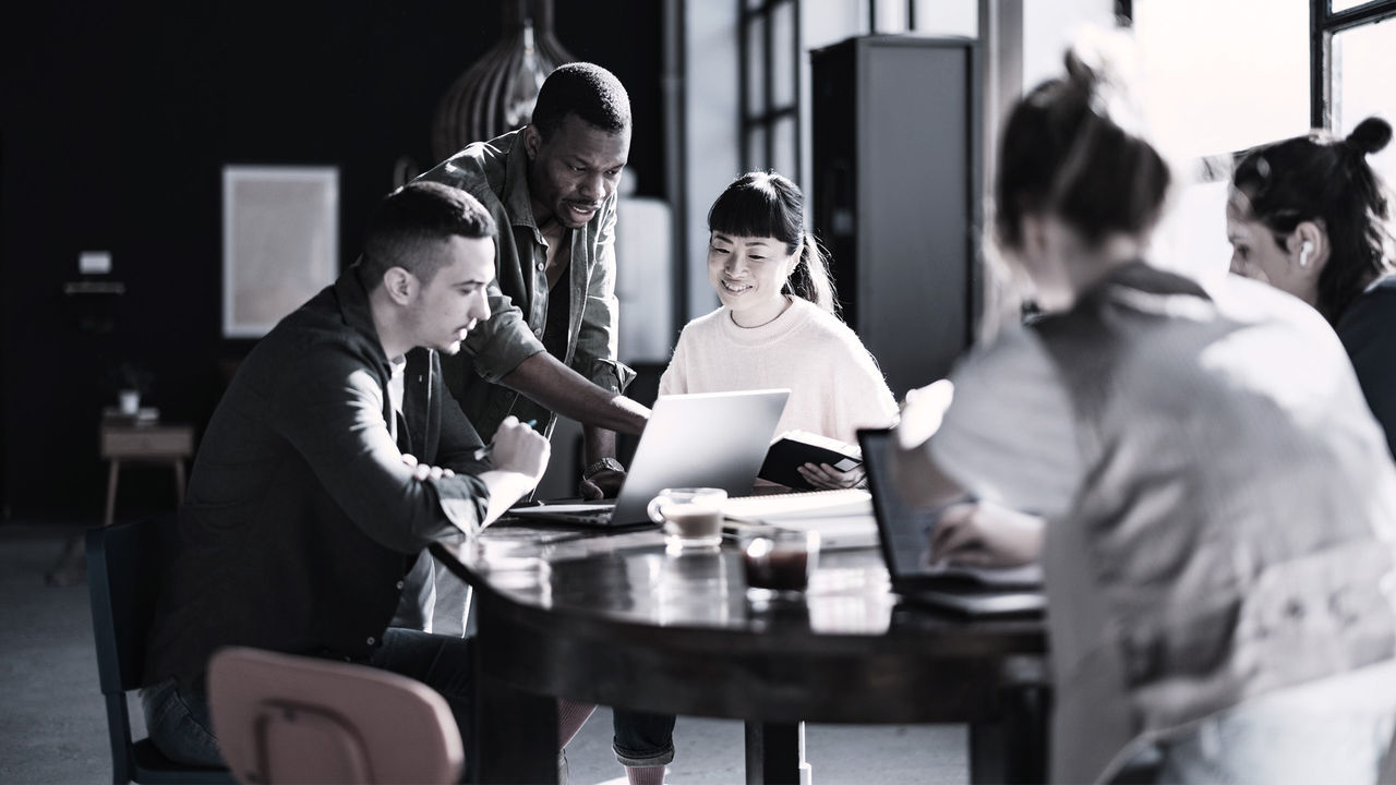 business teamwork modern office settings
