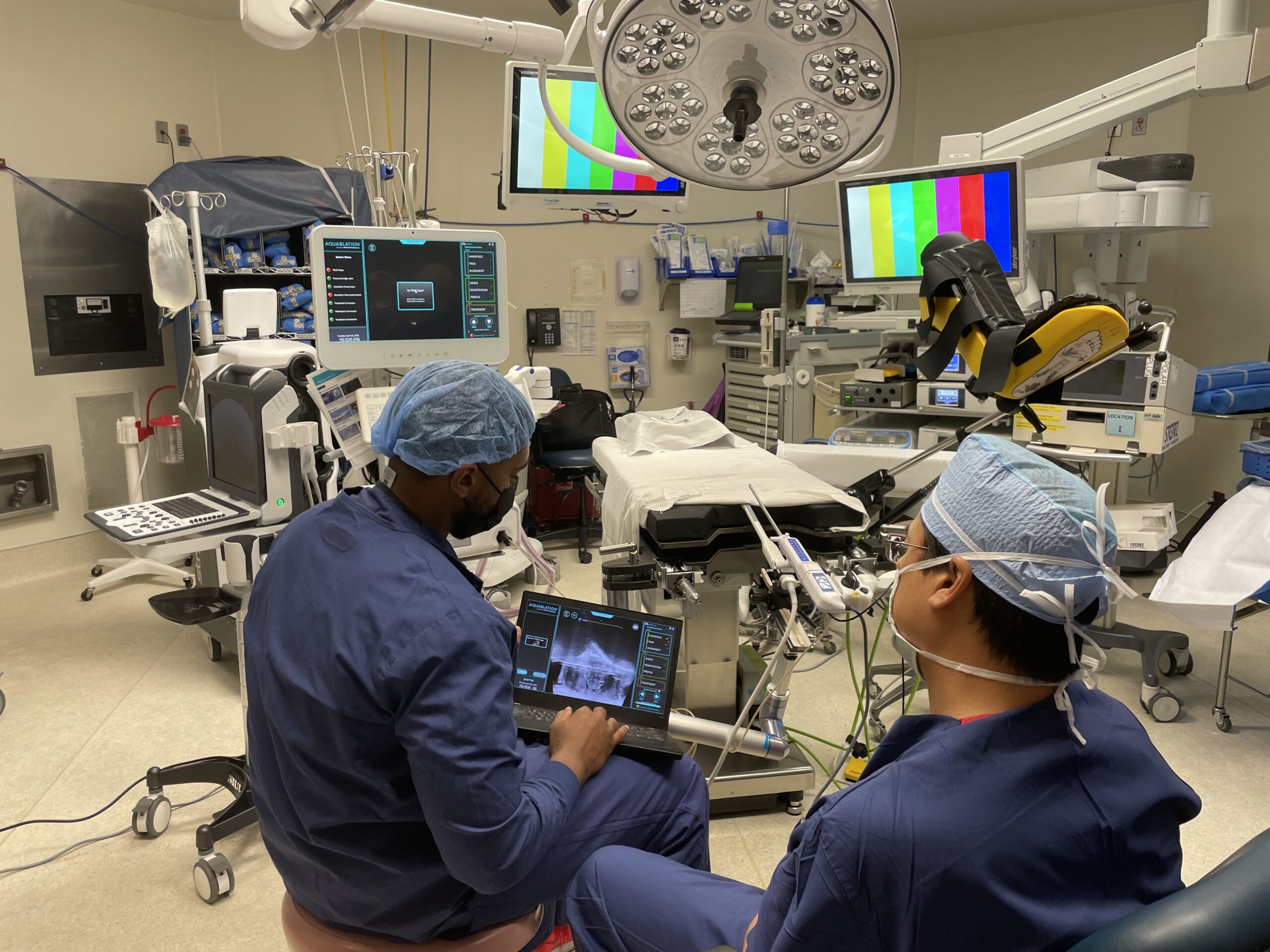 prostate health medical equipment in hospital
