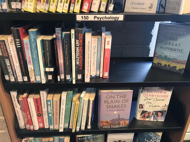 library psychology book