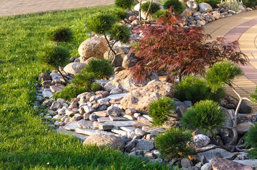 landscape with motivational elements