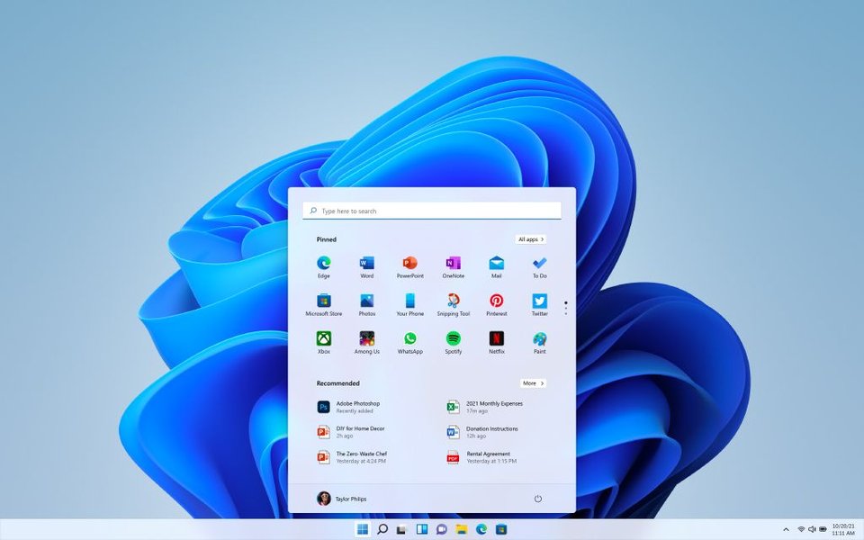 desktop application window setup