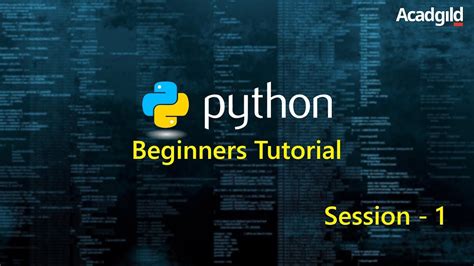 Python Tutorial for Beginners Part 1 | Python Programming Tutorial ...
