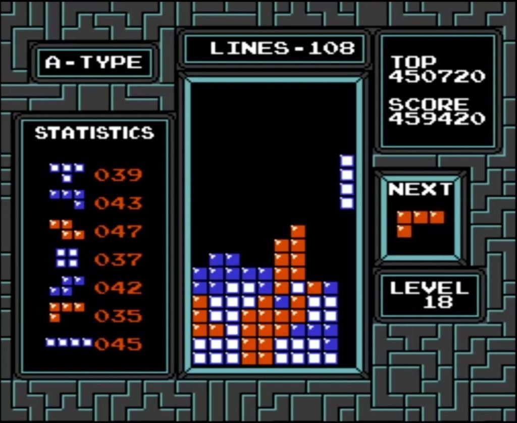 tetris game setup