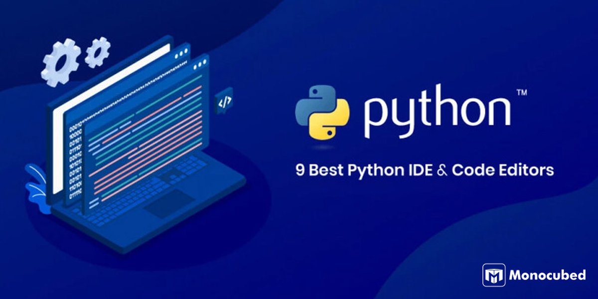 Collage of Python IDE logos