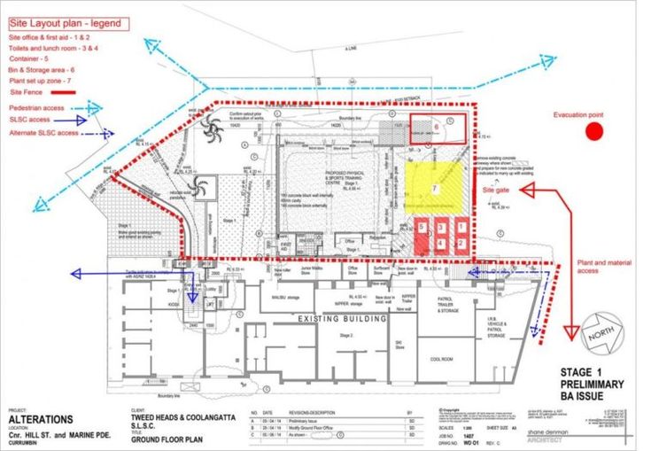 construction site building plan