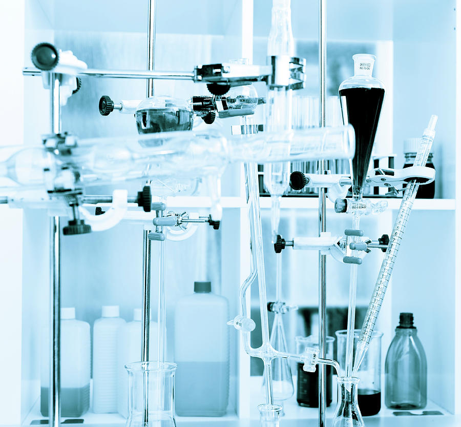 laboratory equipment, science experiment setup