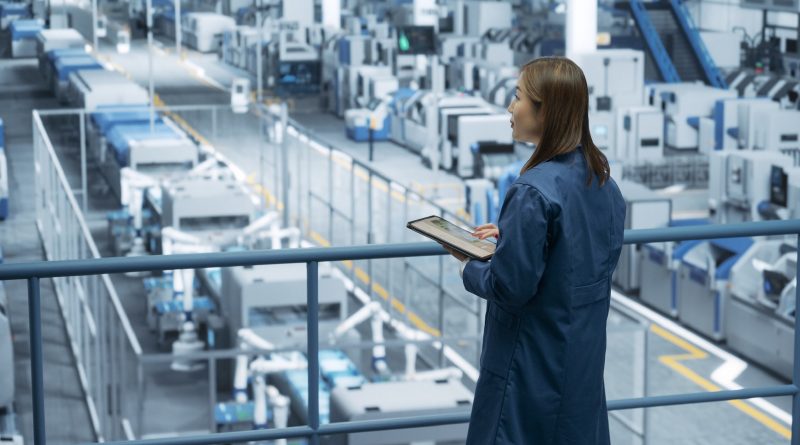 modern manufacturing facility quality control
