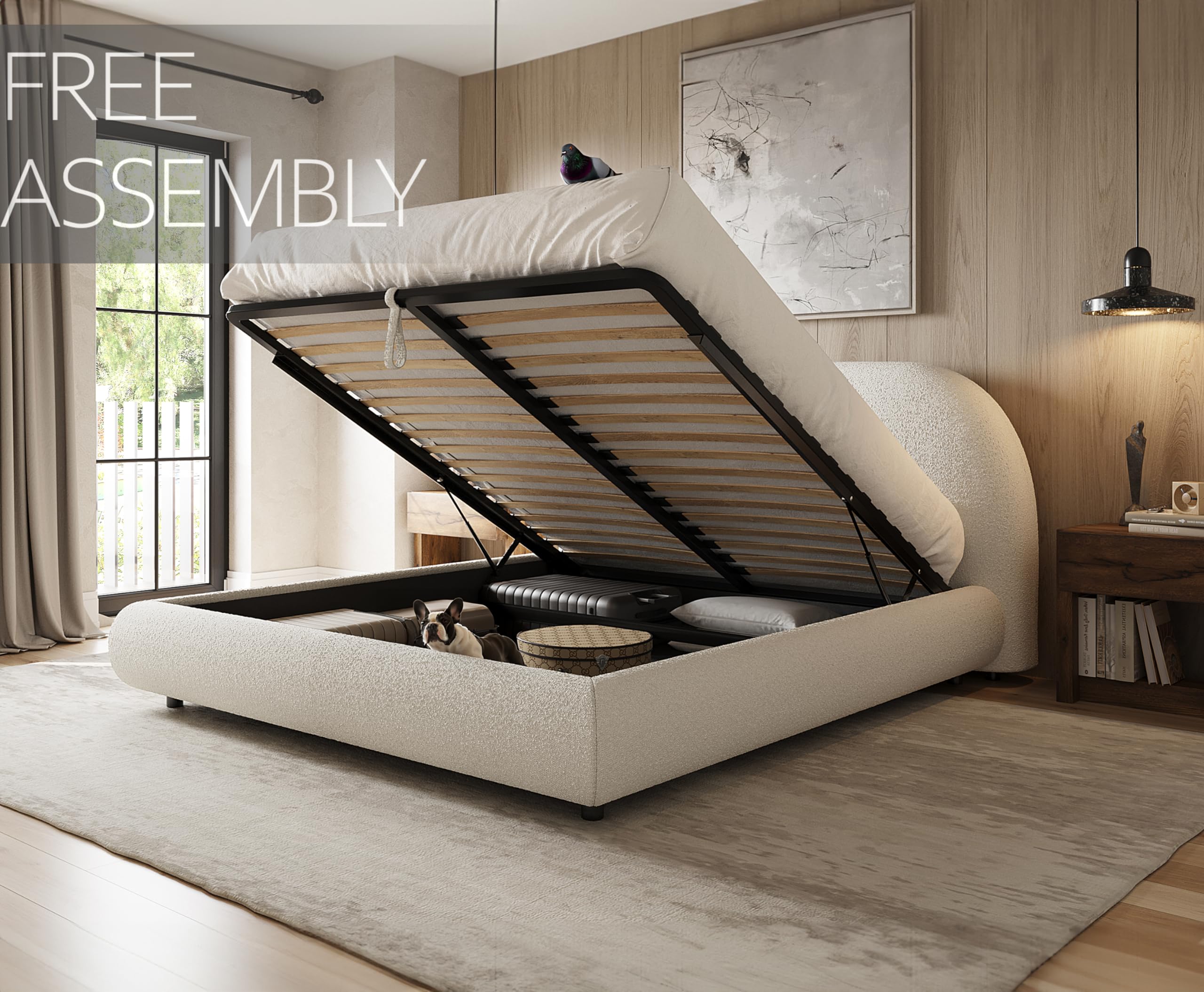 queen bed hydraulic lift modern furniture