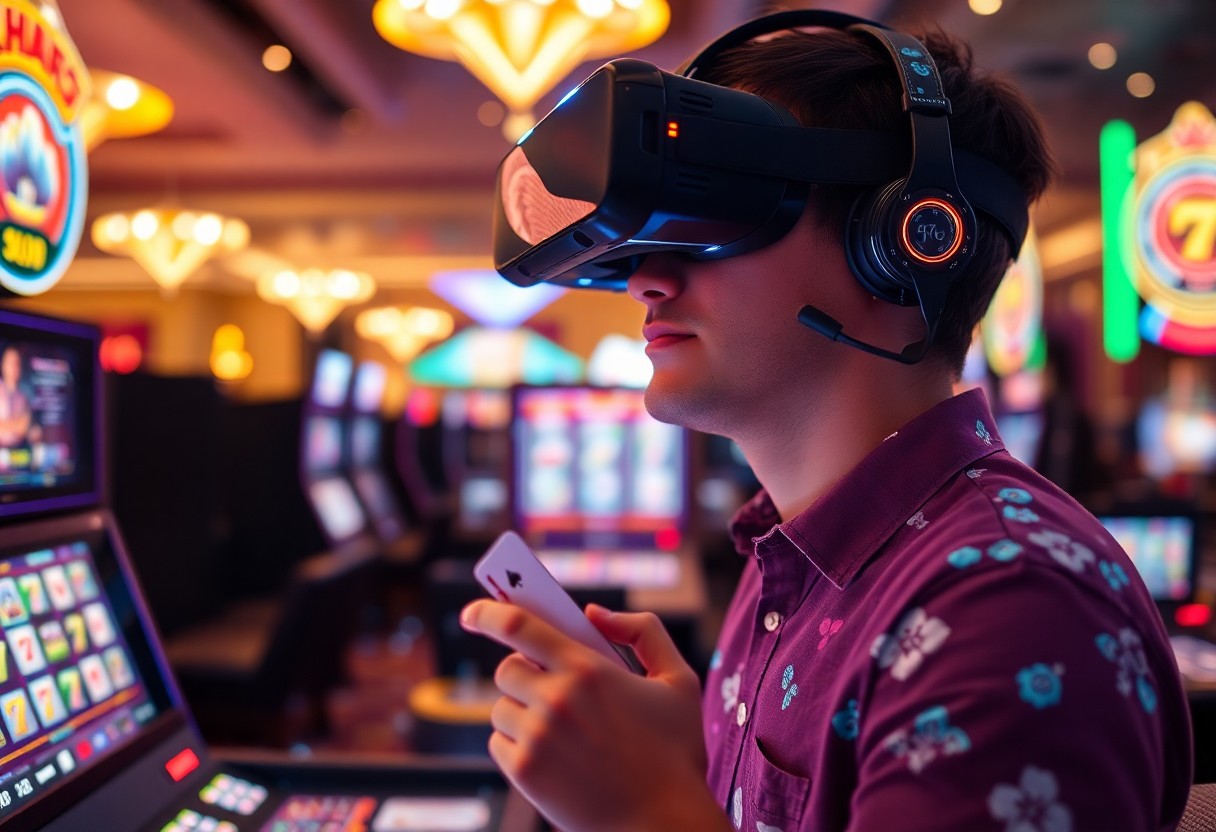 online gambling technology and physical casino objects