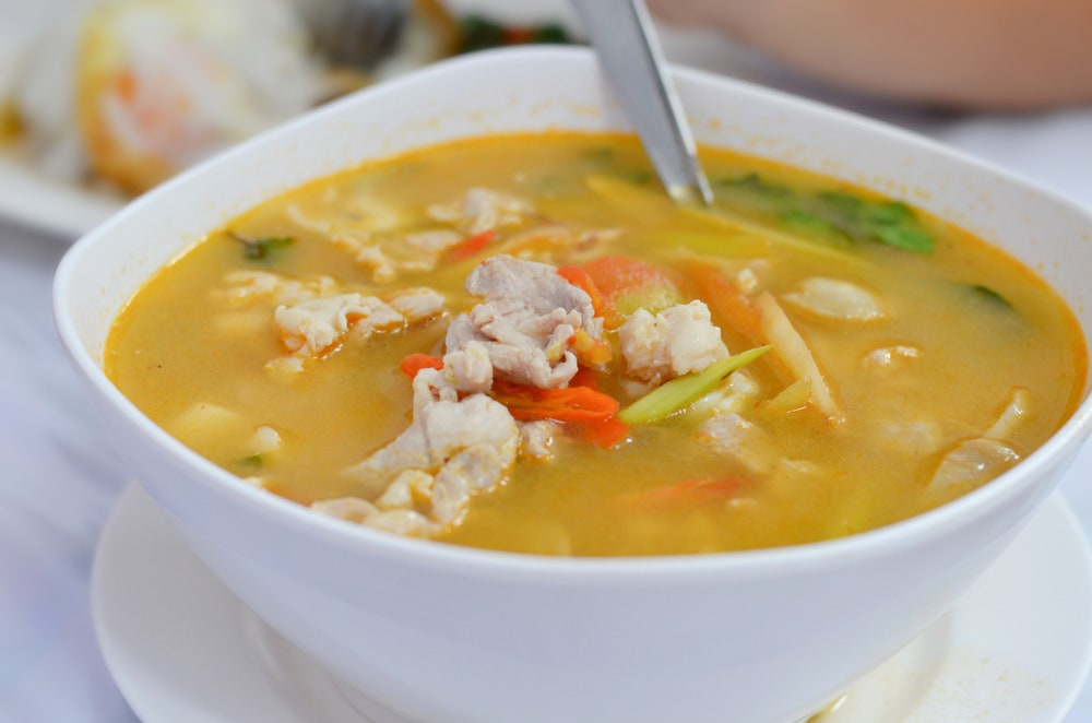 chicken soup bowl