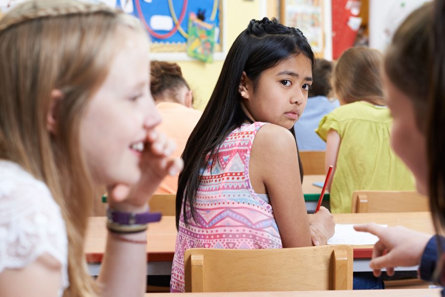 students in classroom peer pressure