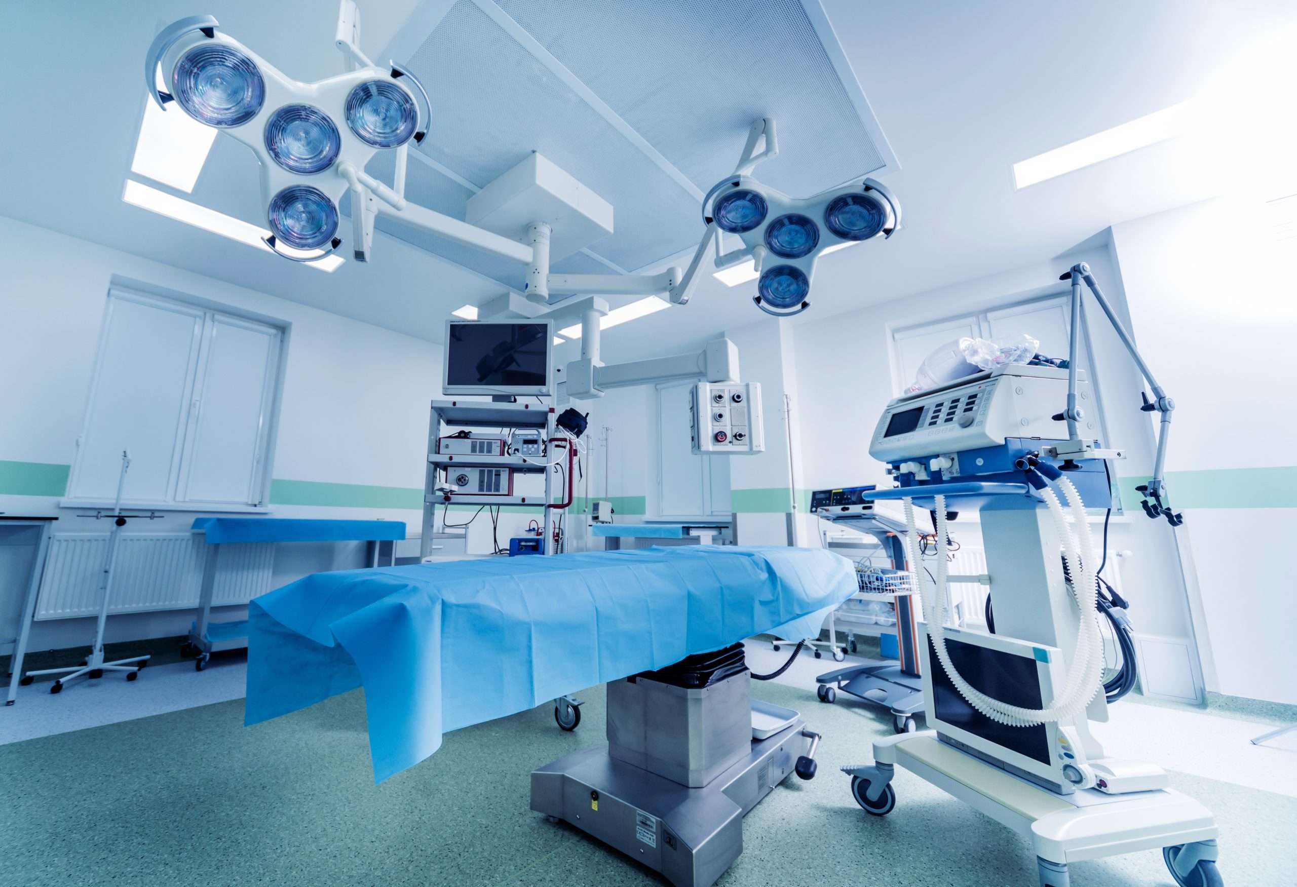 modern diagnostic equipment in hospital