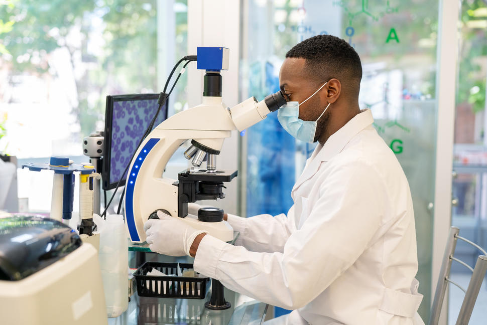 cancer treatment lab equipment and clinical data analysis