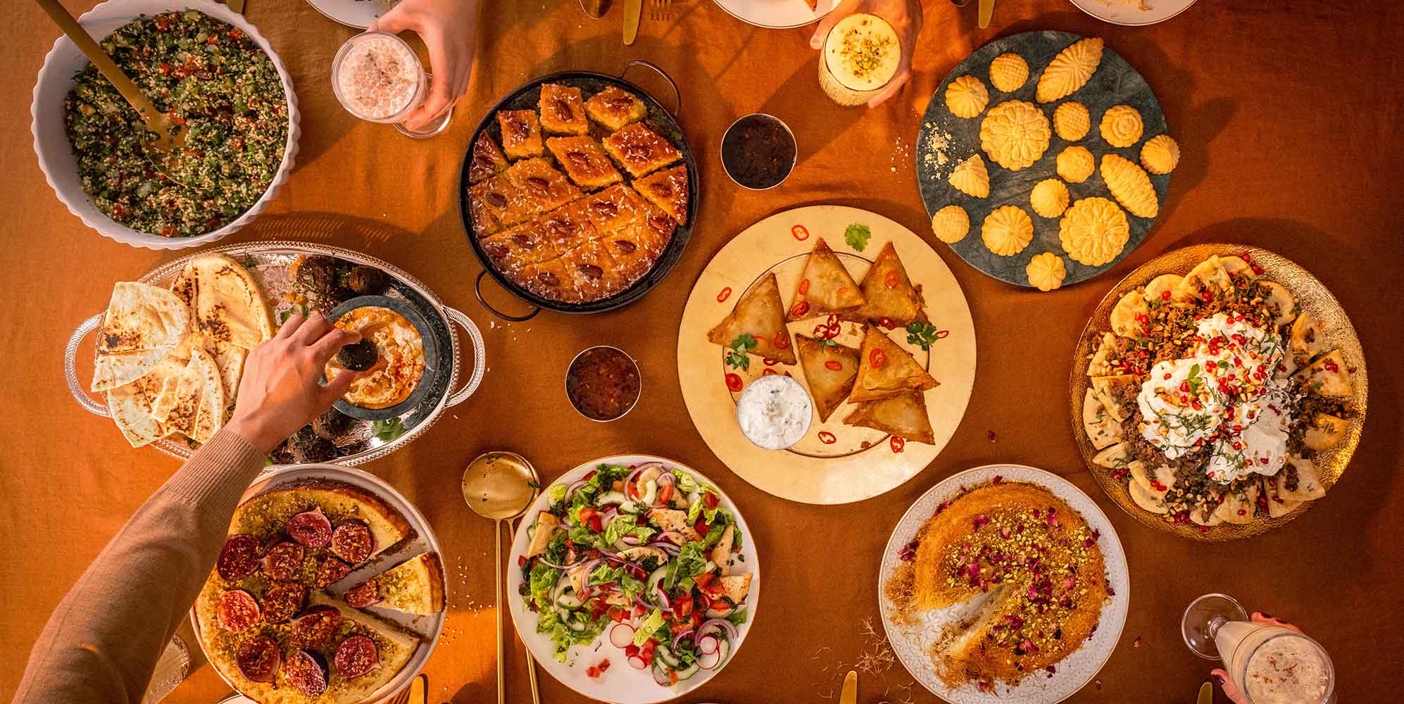 ramadan table with spices
