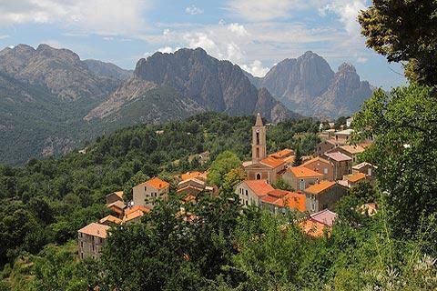 Corsica mountain scenery