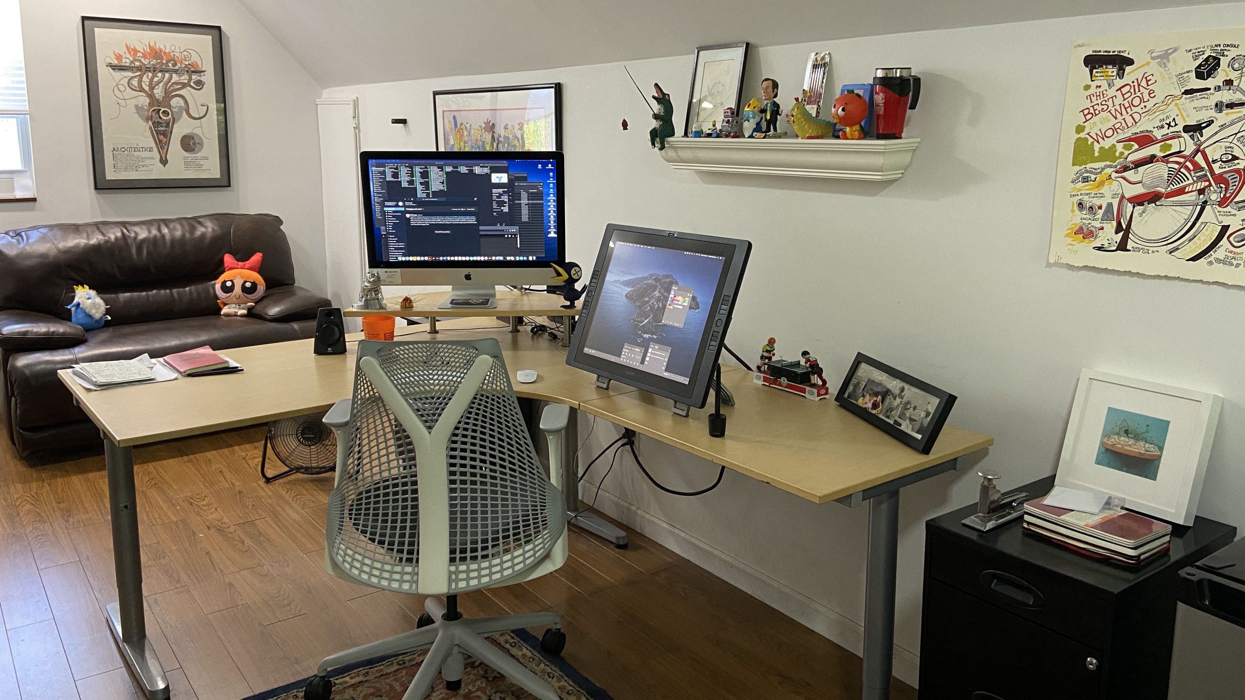 scenery hacking workstation