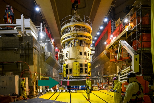 nuclear reactor head industrial facility