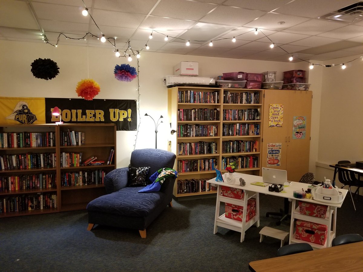 open book, classroom, library