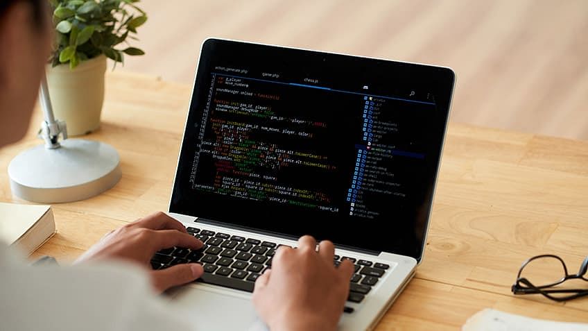 python code examples on a desk