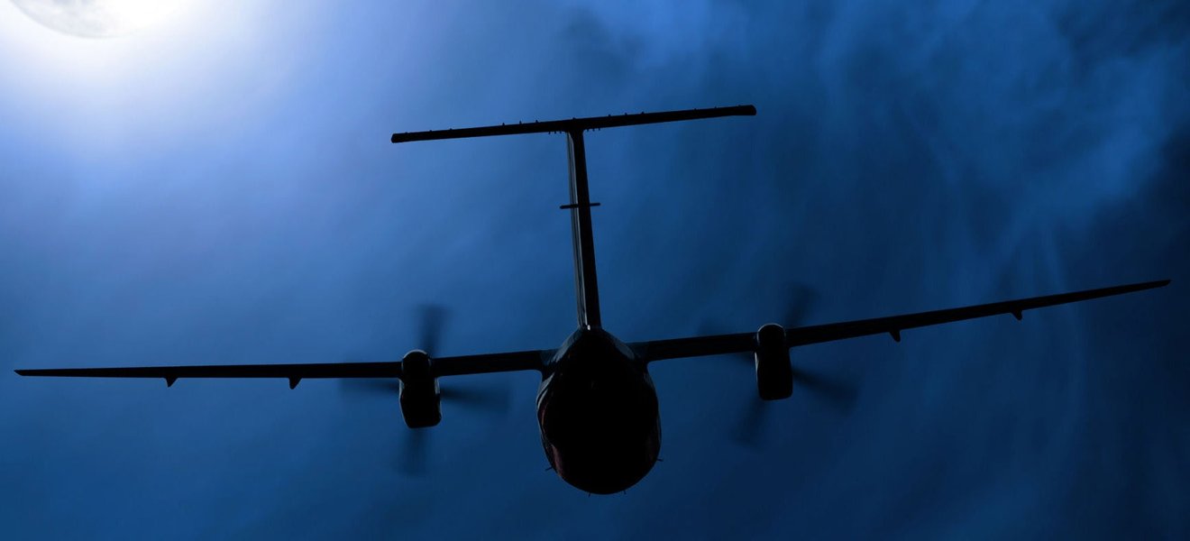 A blurry image of a flying object, typical of many UAP reports